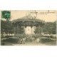 carte postale ancienne 87 LIMOGES. Kiosque à Musique et Nouvelle Fontaine du Champ de Juillet 1912