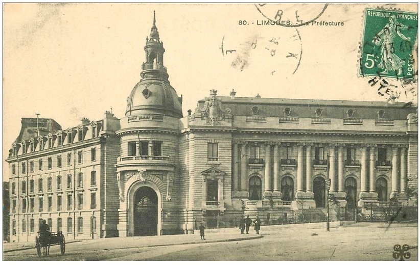 87 LIMOGES. La Préfecture 1911