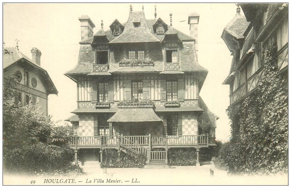carte postale ancienne 14 HOULGATE. Villa Menier