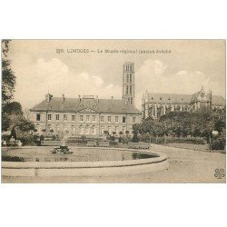 carte postale ancienne 87 LIMOGES. Musée régional