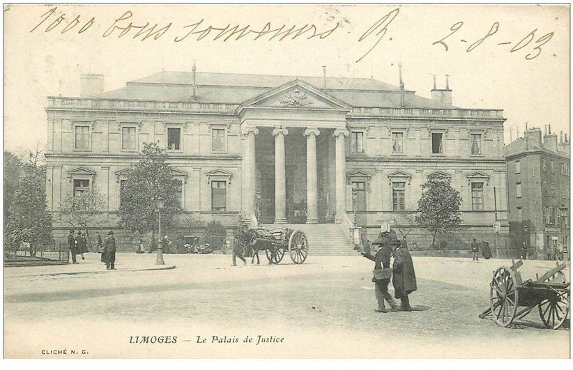 87 LIMOGES. Palais de Justice 1903
