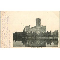 carte postale ancienne 87 MONTBRUN. Le Château 1903
