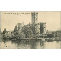 carte postale ancienne 87 MONTBRUN. Le Château près Dournazac