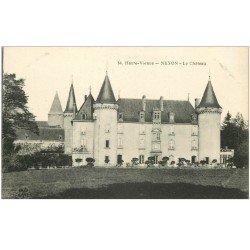 carte postale ancienne 87 NEXON. Le Château