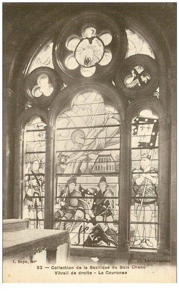 carte postale ancienne 88 BASILIQUE DU BOIS CHENU. La Couronne