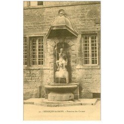 carte postale ancienne 88 BESANCON LES BAINS. Fontaine des Carmes