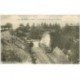 carte postale ancienne 88 BRUYERES EN VOSGES. Tunnel sous Casernes Infanterie et Train à vapeur 1917