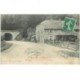 carte postale ancienne 88 BUSSANG. Le Tunnel et Attelage devant Auberge Mura