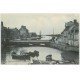 carte postale ancienne 14 ISIGNY-SUR-MER. Le Pont