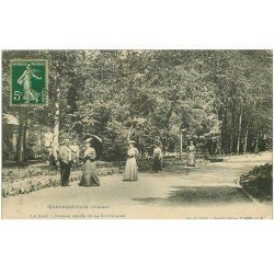 carte postale ancienne 88 CONTREXEVILLE. Au Parc Grande Allée de la Souveraine 1907