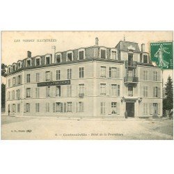 carte postale ancienne 88 CONTREXEVILLE. Hôtel de la Providence 1909 avec Portier