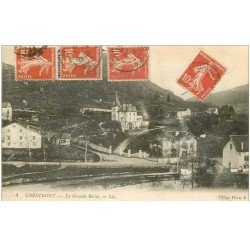 carte postale ancienne 88 CORNIMONT. La Grande Roche. Timbrée en 1910 mais verso vierge