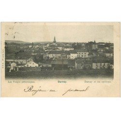 carte postale ancienne 88 DARNEY. La Ville vers 1905