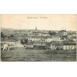 carte postale ancienne 88 DARNEY. La Ville. Fine plissure