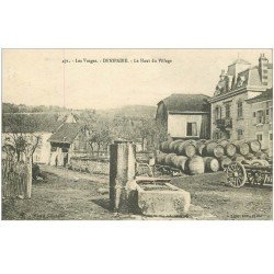 carte postale ancienne 88 DENIPAIRE. Le Haut du Village Fantaine et Tonneaux