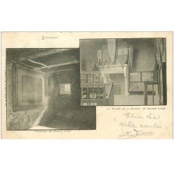 carte postale ancienne 88 DOMREMY. Chambre de Jeanne d'Arc et Musée 1901