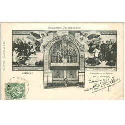 carte postale ancienne 88 DOMREMY. Fresque à la Crypte vers 1905