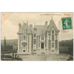 carte postale ancienne 14 LA CHAPELLE-YVON. Le Château 1906