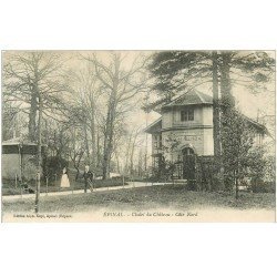 carte postale ancienne 88 EPINAL. Chalet du Château animation 1916