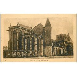 carte postale ancienne 88 EPINAL. Eglise Saint Maurice