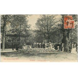 carte postale ancienne 88 EPINAL. Musique au Kiosque 1912