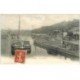 carte postale ancienne 88 EPINAL. Péniches Port du Canal 1908 verso vierge