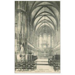 carte postale ancienne 14 LA DELIVRANDE. Basilique le Choeur