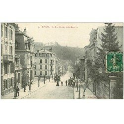 carte postale ancienne 88 EPINAL. Rue Boulay de la Meurthe 1907