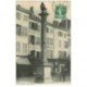 carte postale ancienne 88 EPINAL. Statue de Pinau 1913 Facteur à Vélo