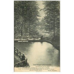 carte postale ancienne 88 FAYMONT. Bassin de la Cascade animation et la Vallée 1910