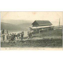 88 GERARDMER. Arrivée d'un Train au Sommet du Hohneck