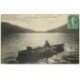 carte postale ancienne 88 GERARDMER. Canoteur sur le Lac 1913