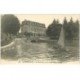 carte postale ancienne 88 GERARDMER. Embarcation Pont du Lac et Hôtel Beau Rivage