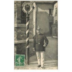 carte postale ancienne 88 GERARDMER. Gendarme allemand Col de la Schlucht 1914