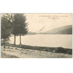 carte postale ancienne 88 GERARDMER. Le Lac route de Ramberchamp 1904
