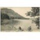 carte postale ancienne 88 GERARDMER. Peintre bord du Lac 1909