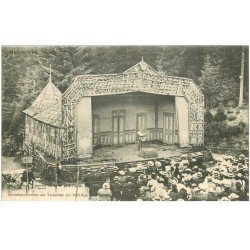 carte postale ancienne 88 GERARDMER. Représentation au Théâtre du Peuple1905