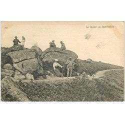 carte postale ancienne 88 HOHNECK. Les Rochers grosse animation 1906