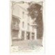 carte postale ancienne 88 LA FEUILLEE DOROTHEE. Le Val d'Ajol 1904 Hôtel avec la Patronne