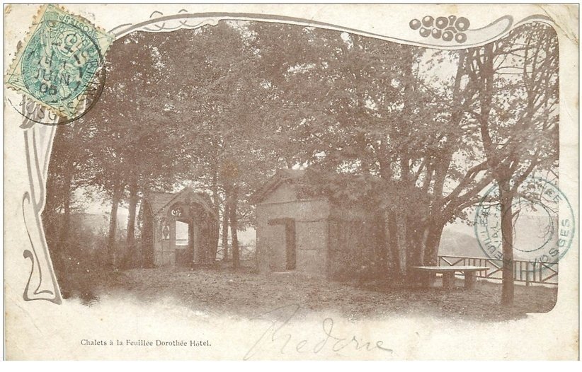 88 LA FEUILLEE DOROTHEE. Le Val d'Ajol 1905 Hôtel et Chalet