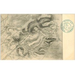 carte postale ancienne 88 LA FEUILLEE DOROTHEE. Le Val d'Ajol la carte des environs Tampon uniquement 1910