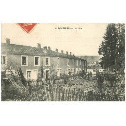 carte postale ancienne 88 LA ROCHERE. Une Rue 1907