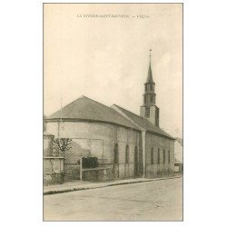 carte postale ancienne 14 LA RIVIERE-SAINT-SAUVEUR. L'Eglise