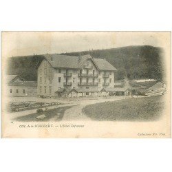 carte postale ancienne 88 LA SCHLUCHT. Hôtel Defranoux vers 1900