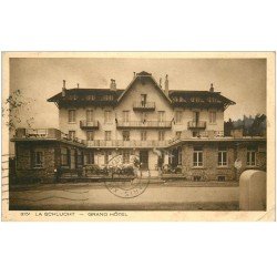 carte postale ancienne 88 LA SCHLUCHT. Le Grand Hôtel 1932