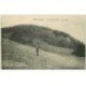 carte postale ancienne 88 LE BALLON D'ALSACE. Promeneur au Sommet 1910