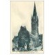 carte postale ancienne 14 LANGRUNE-SUR-MER. Clocher de l'Eglise et Cimetière
