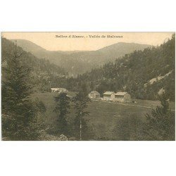 carte postale ancienne 88 LE BALLON D'ALSACE. Vallée de Malvaux 1915