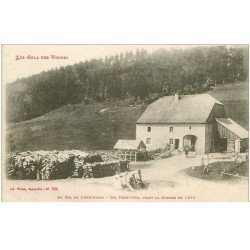 carte postale ancienne 88 LES COLS DES VOSGES. Col Louschpach Col Frontière avant 1914