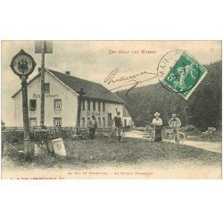 88 LES COLS DES VOSGES. Restaurant au Col de Bonhomme Poteau Frontière 1909